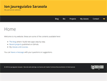 Tablet Screenshot of jaureguialzo.com